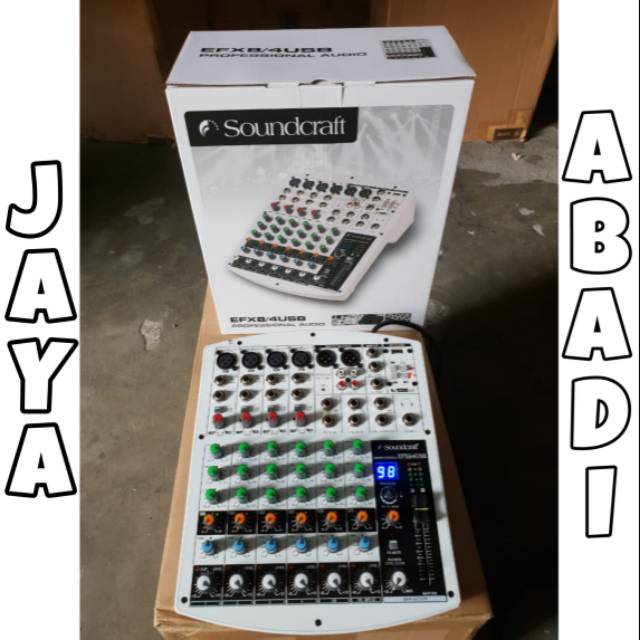 MIXER SOUNDCRAFT EFX 8/4USB