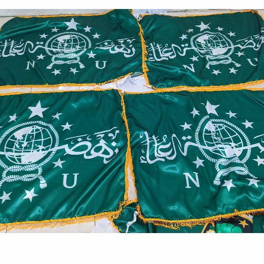 BENDERA PATAKA NU SATIN + RUMBAI / NON RUMBAI