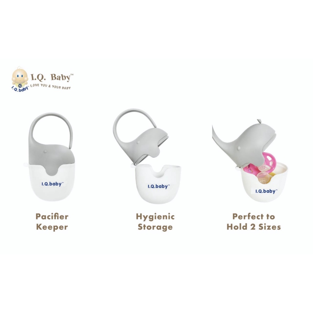 I.Q. Baby Paci-Go Soother Pacifier Keeper Case Tempat Empeng Dot Bayi