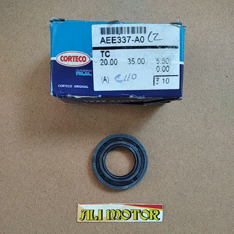 Seal sil as gear gir depan crypton vega jupiter vega zr jupiter 20x35x5.5 ori NOK CORTECO