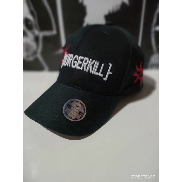 topi original burgerkill gambar bordil,topi burgerkill,topi metal,topi dead metal,topi band metal