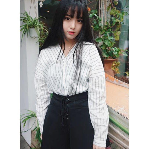 KUALITAS BAGUS KEMEJA KOREA KOTAK ATASAN WANITA PAKAIAN BLOUSE SCHOOL UNIK DRESS BAJU FREE ONGKIR..