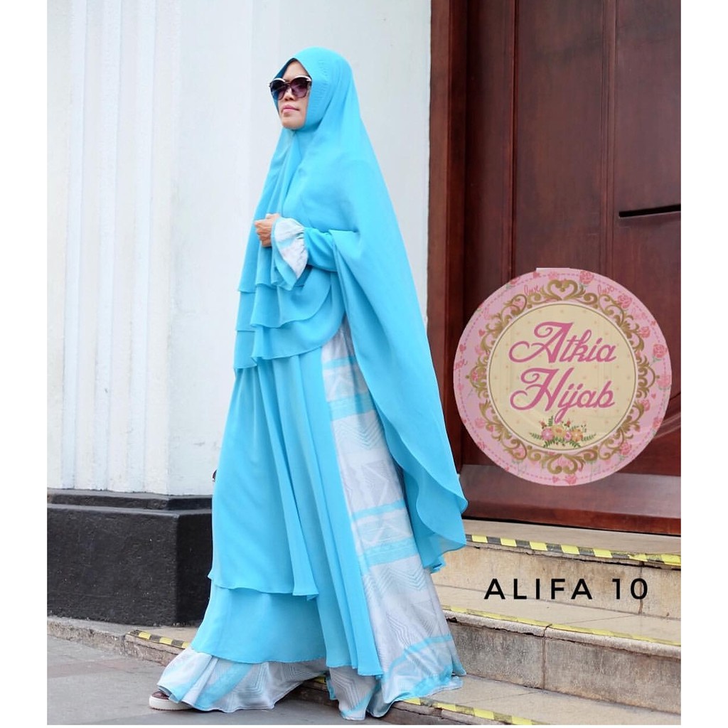 gamis hijab Syari Baju Muslim Wanita yunia syari ayra