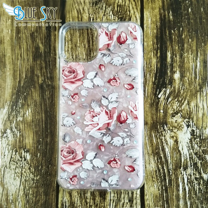 CASE HARDCASE SOFTCASE ANTI CRACK FLOWER A PREMIUM IPHONE 11 PRO MAX