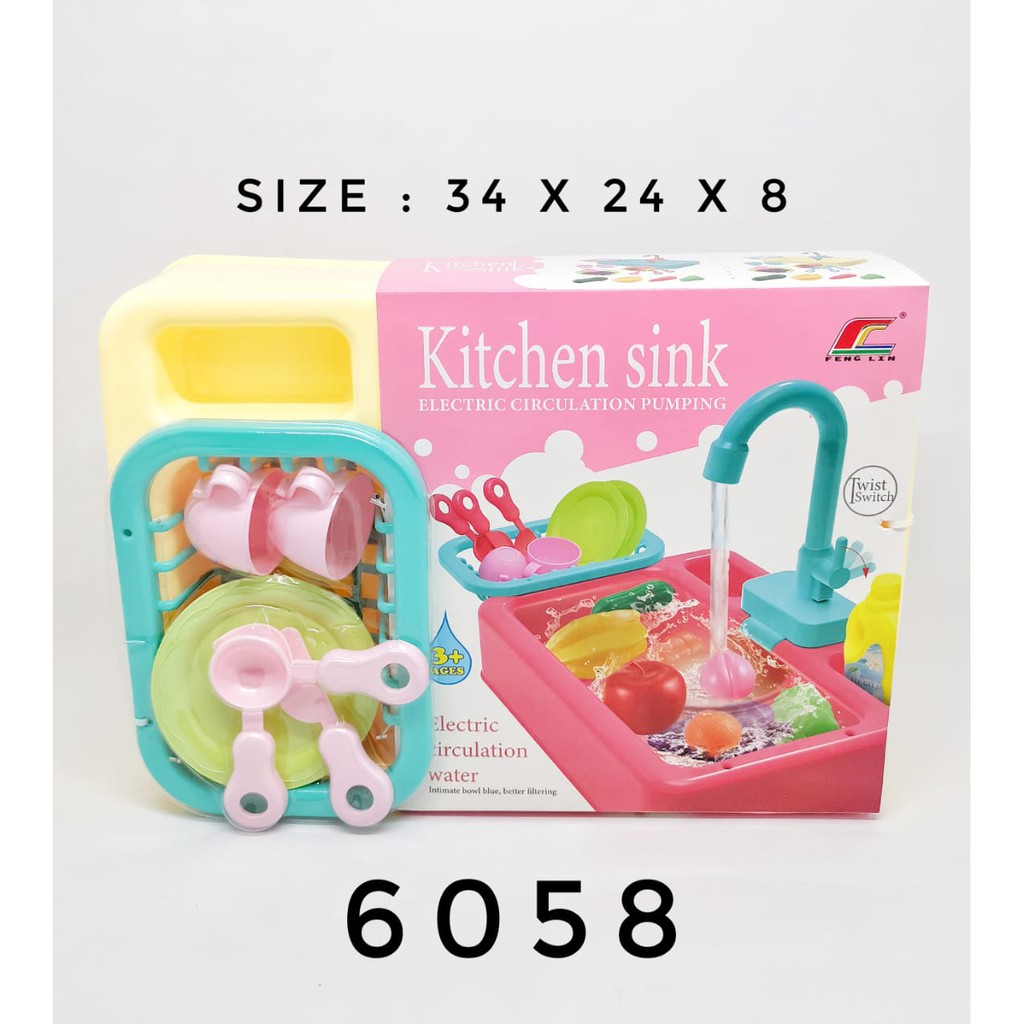 MAINAN ANAK PEREMPUAN - KITCHEN SINK Set Wastafel Cuci Piring