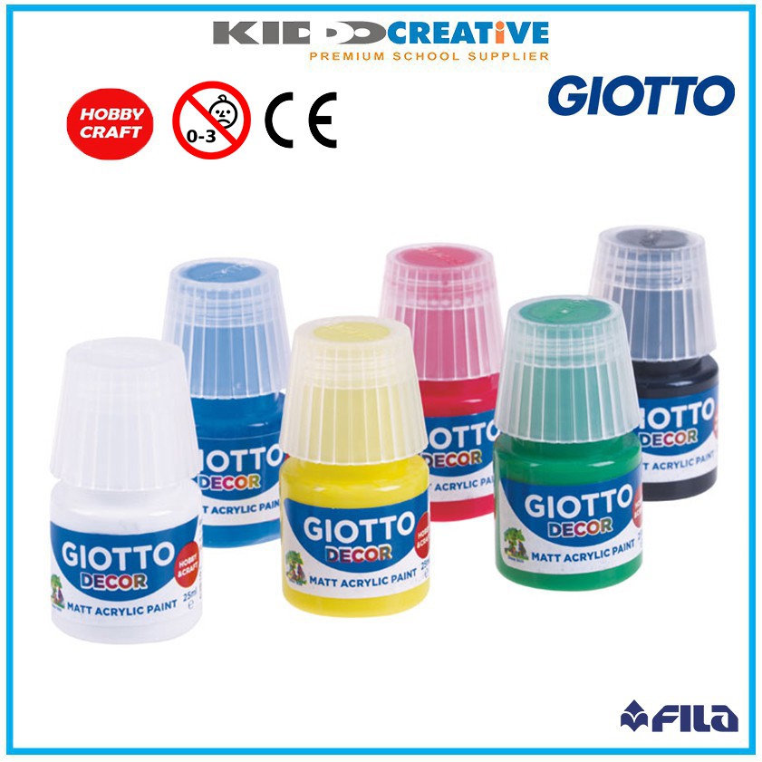 

GIOTTO COLOUR INDIVIDUAL DECOR ACRYLIC 25 ML ( 2 )