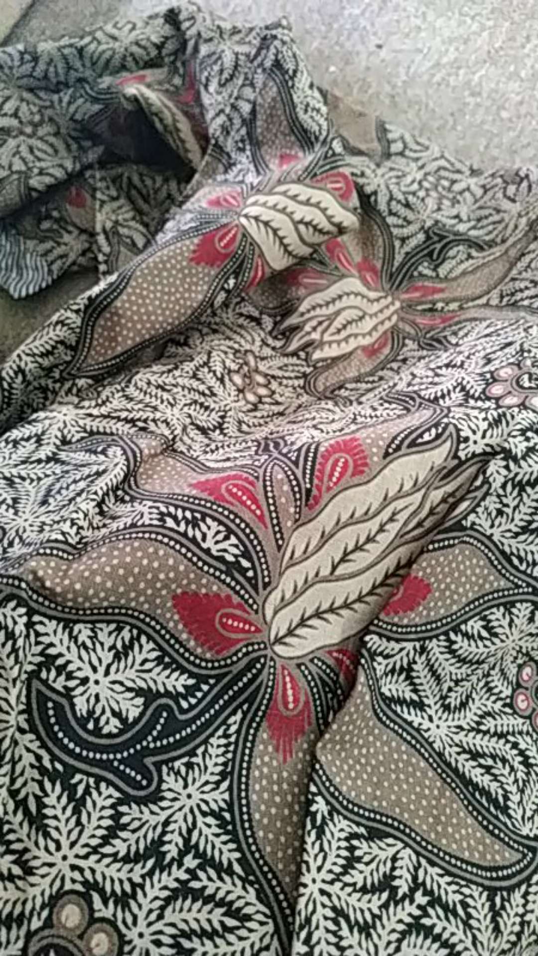 Baju Batik Gamis Kemeja Pria Batik Anak Couple Sarimbit Keluarga Shakira