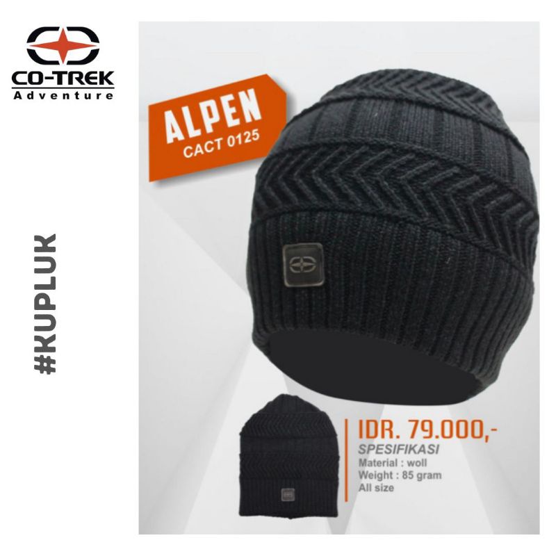 Topi Kupluk Pria Wanita Unisex Co-Trek Alpen | Cartens | Orlando | Bromo | Elbrus