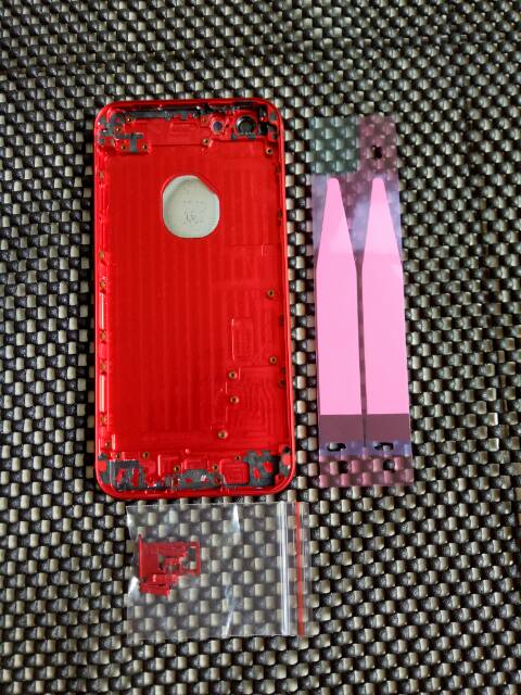 CASING/HOUSING IPONE 6S (4.7) MODEL IPONE 7 -RED EDITION