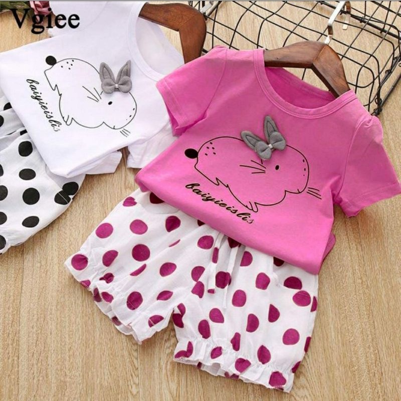 SET BAJU ANAK PEREMPUAN / BAJU ANAK 3-5 tahun COD✓ KAOS ANAK TERLARIS / CARMELIA