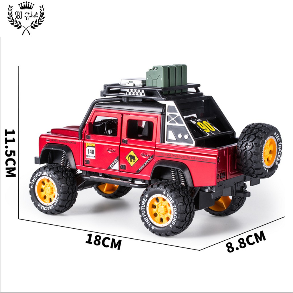 DIECAST miniatur MOBIL Land Rover 90148 Skala 1:28 Metal Series