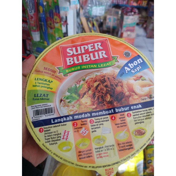 SUPER BUBUR KEMASAN MANGKOK67gr