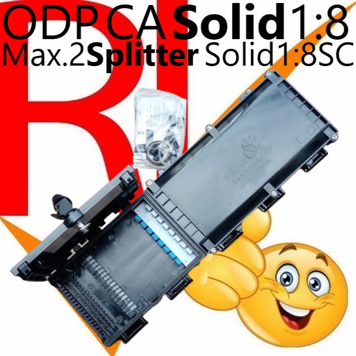 ODP CA Telkom Solid Pasif Splitter Closure Aerial Optical Distribution Point Lengkap