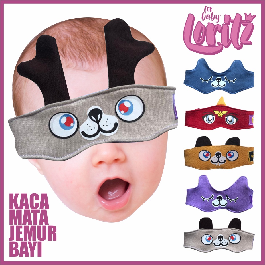 Kacamata jemur bayi / baby eye mask