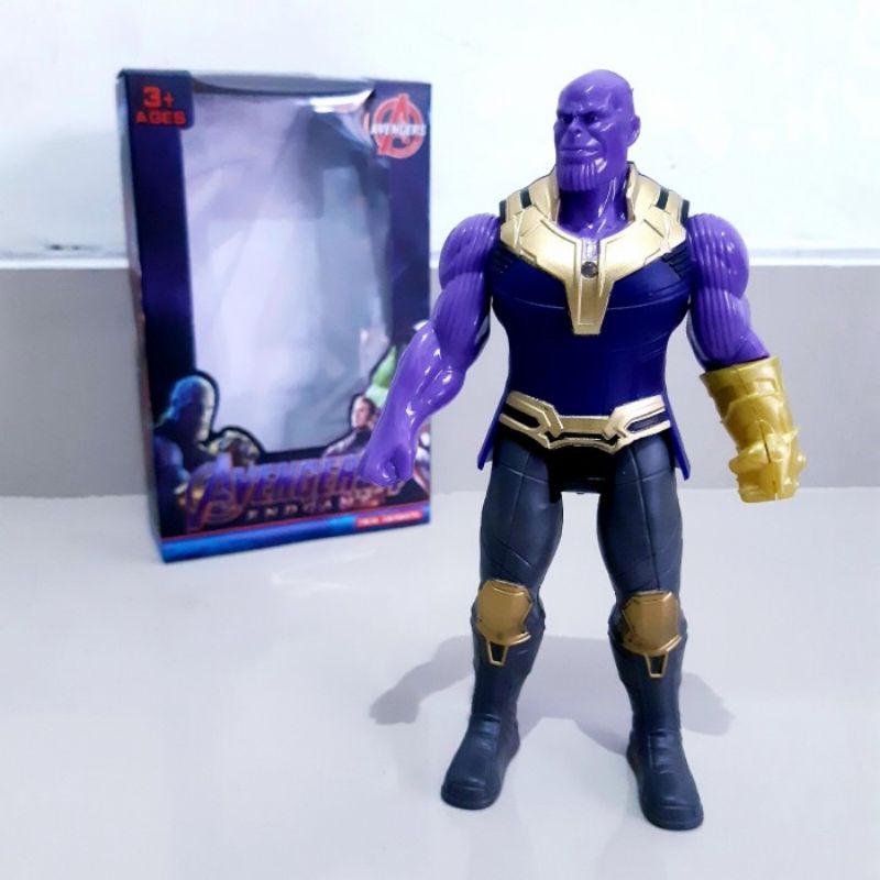 Action Figure Thanos - Mainan Miniatur Karakter Avengers Tanos Anak