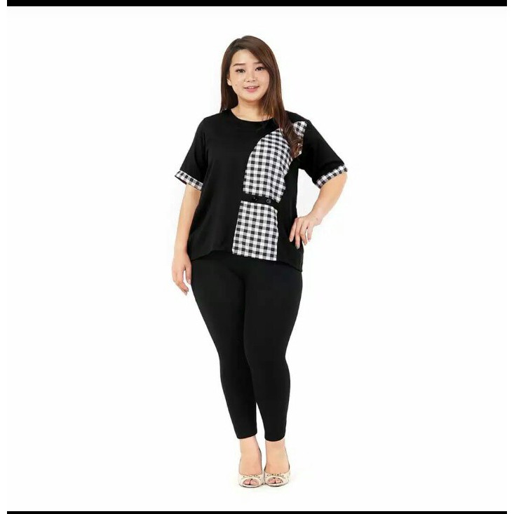 Fashion Atasan Blus Jumbo Blouse Jumbo Atasan Wanita Jumbo