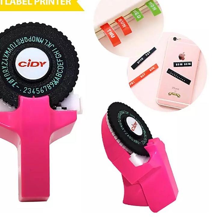 

Trendy MOTEX Dymo Embossing Label Maker Printer Label DIY Manual Typewriter Tape Capital Mesin Pembuat ..
