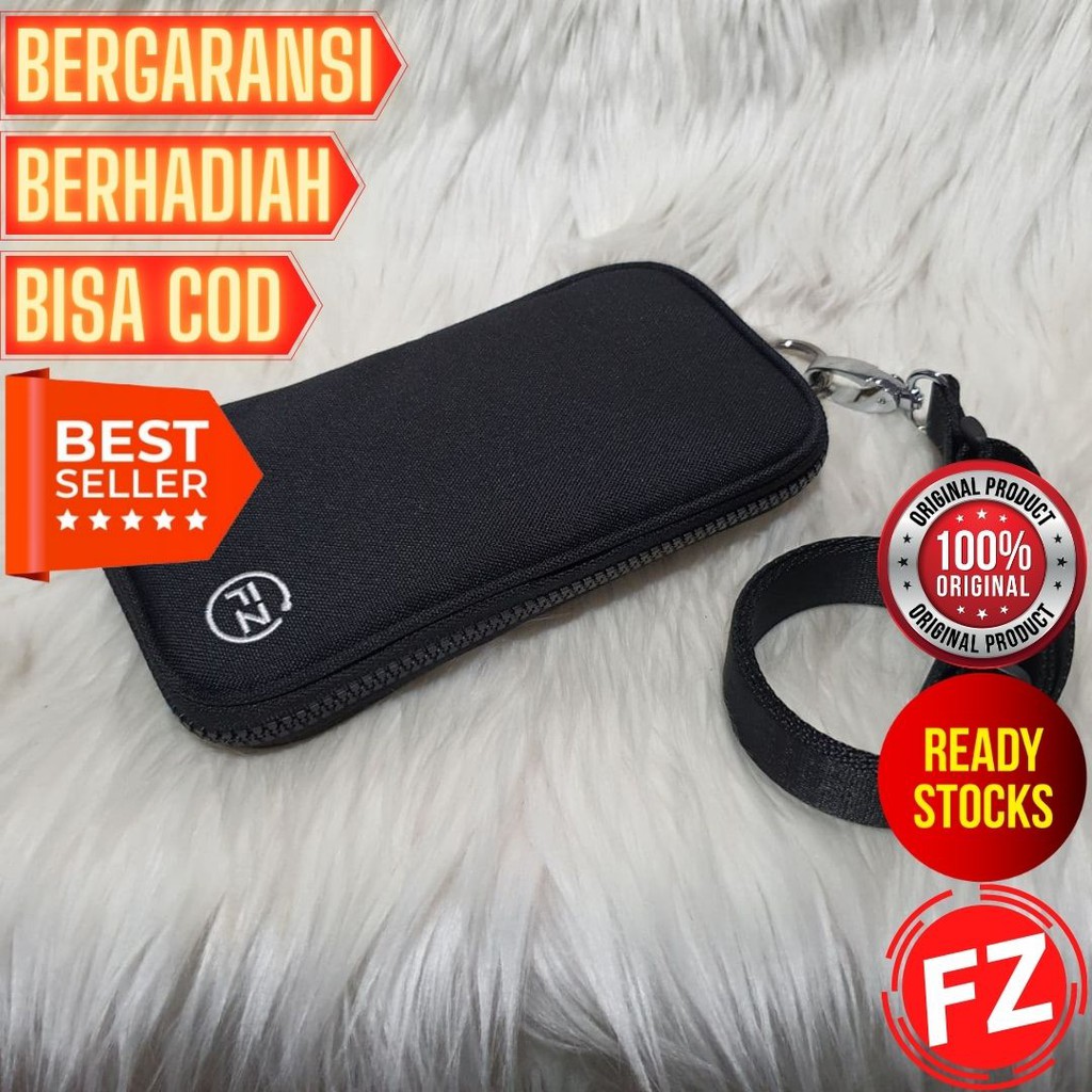 Tas Dompet Hanging Wallet Gantung Leher HP Kartu Koin Uang Paspor Selempang Pria Wanita Serbaguna FZ