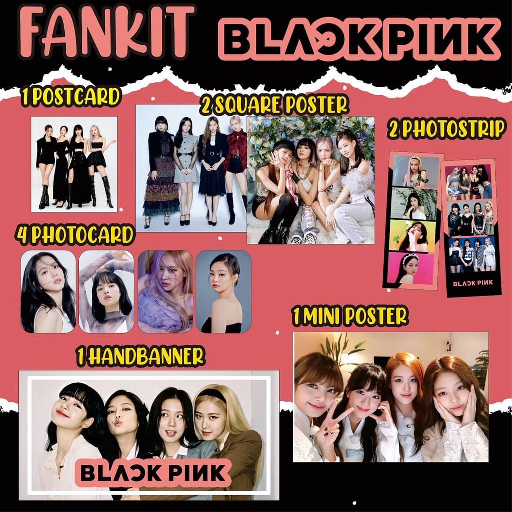[READY STOCK] FANKIT BLACKPINK PAKET HEMAT BLACKPINK PAKET LENGKAP BLACKPINK KADO BLACKPINK HAMPERS 