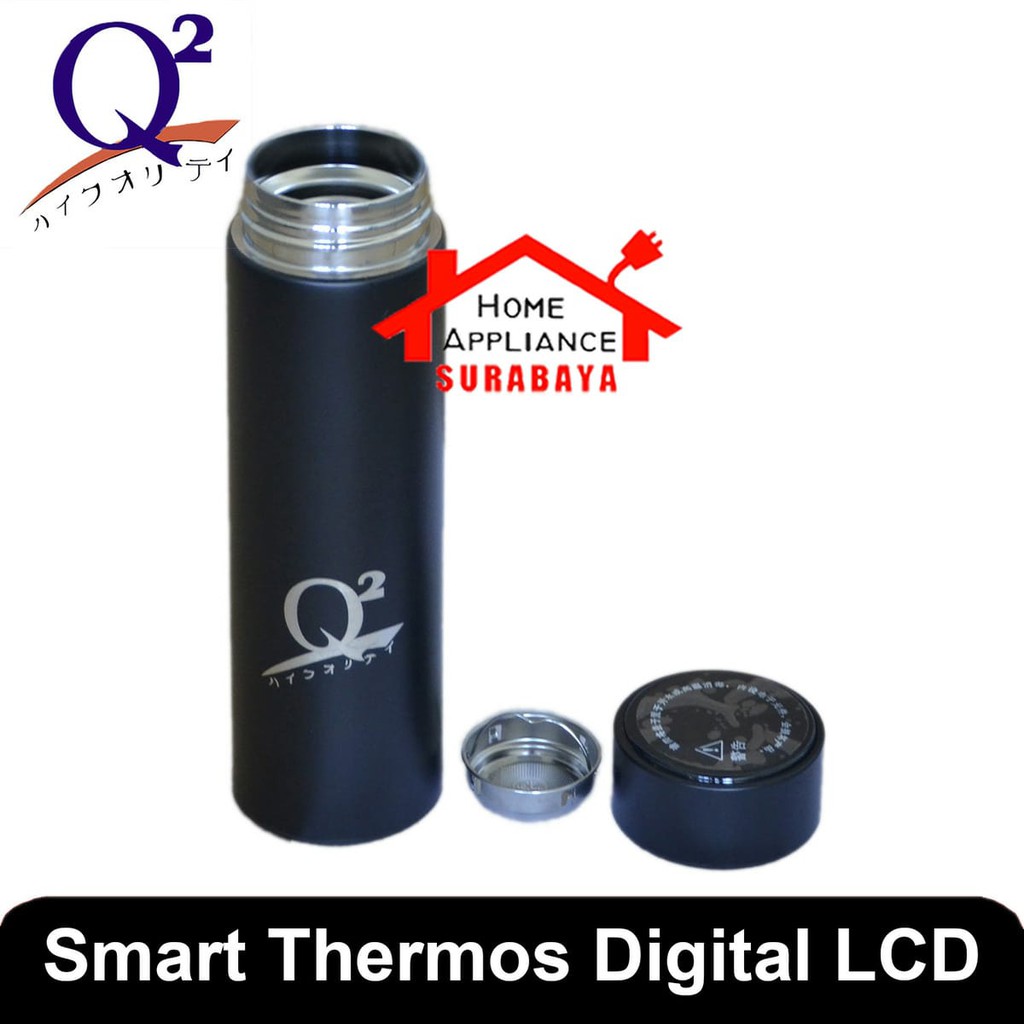 Smart Thermos Termos Panas Dingin LED Digital Display Suhu Temperatur 500 ML 0.5 Liter Q2 6145