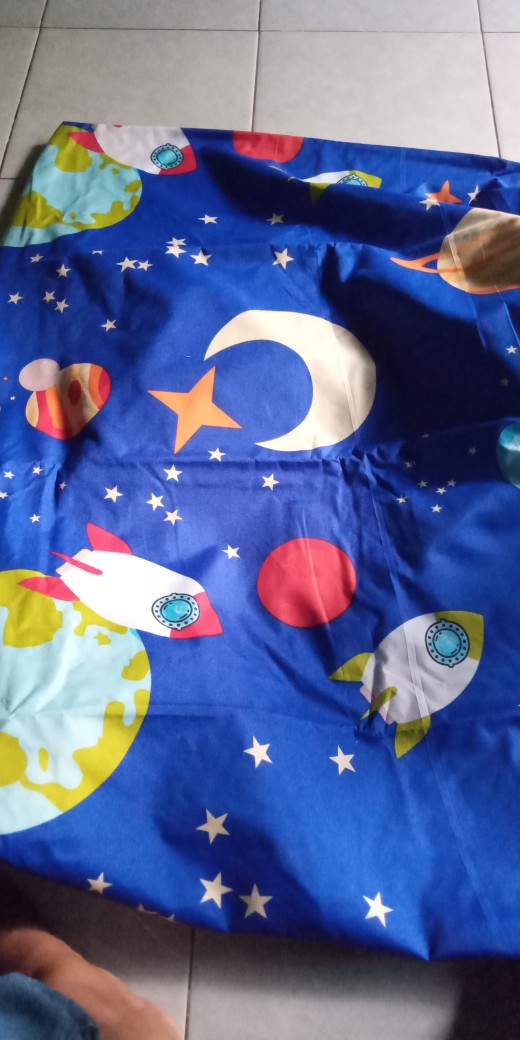 [𝐏𝐑𝐈𝐍𝐂𝐄𝐒𝐒] Sprei Murah Limited Edition / Seprai Motif Planet / Sprei Motif Anak / Sprei Home Made