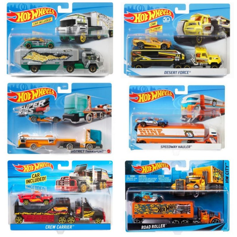 Hot Wheels Super Rigs Truck Hauler Transparant Hotwheels