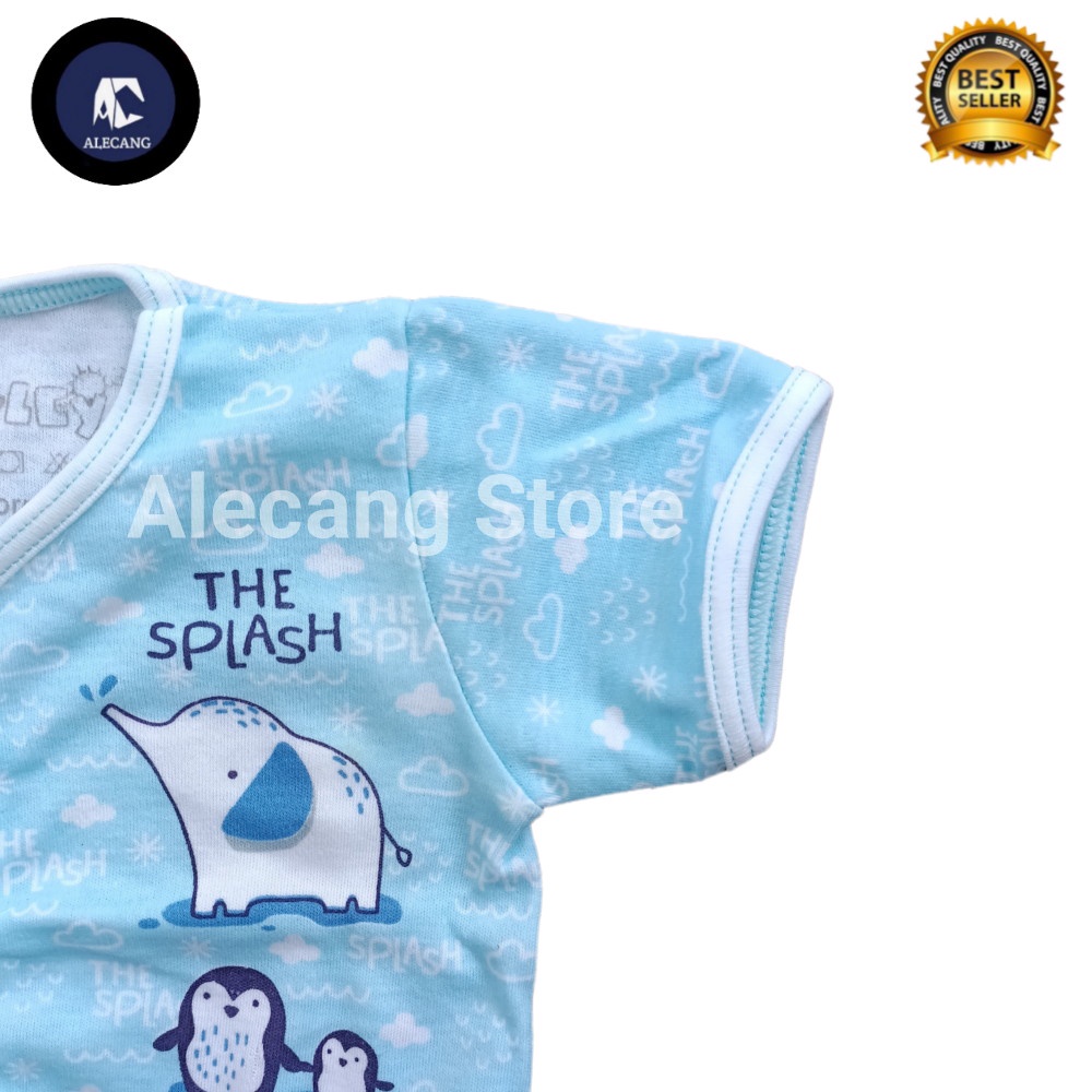 Setelan Pendek Baju Bayi Laki-laki / Perempuan size NEWBORN Bulan MOTIF KARAKTER