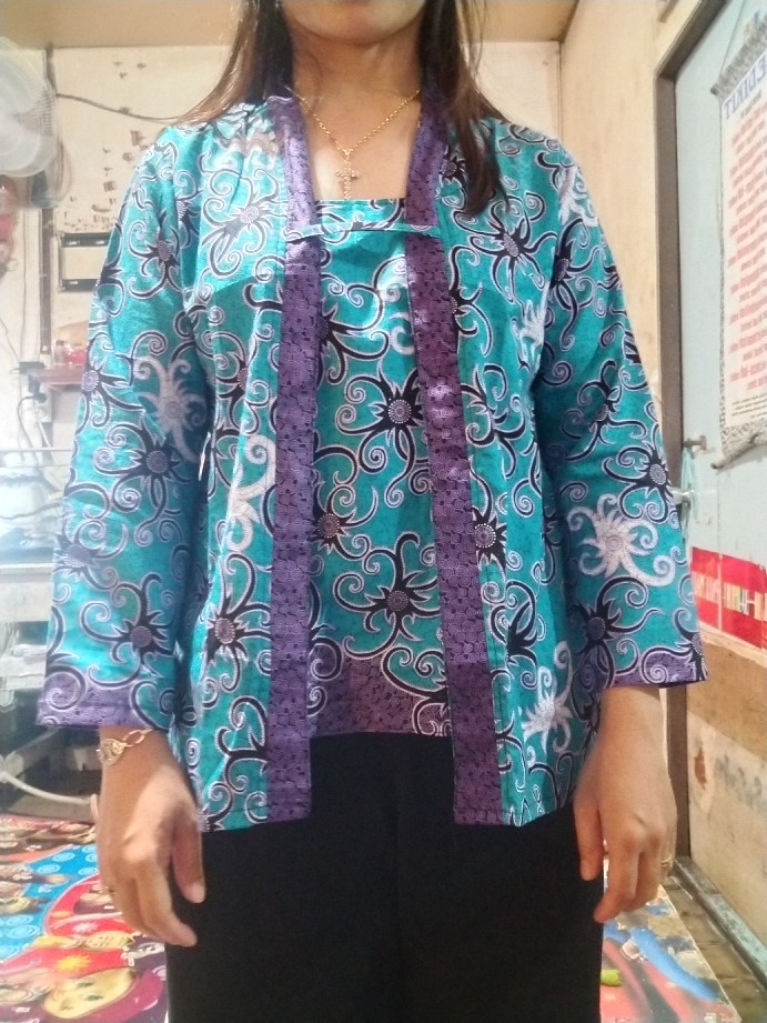 Rama Shinta Couple - Melani Set Couple Lilit Rovella Batik Couple Modern Top 1