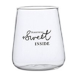 Gelas Cangkir Kopi Glass Coffee Mug Sweet Inside 450ml - 0081