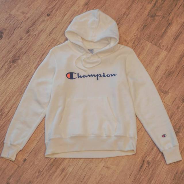 champion heritage script hoodie