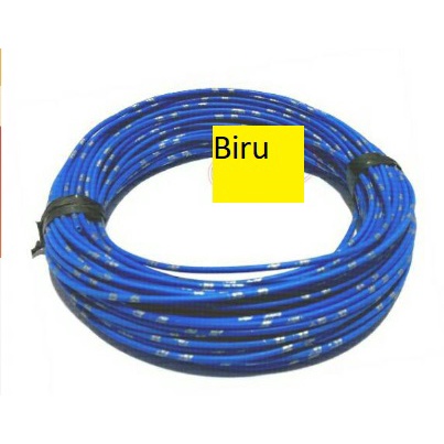 Aneka Kabel Bintik AVSS 0,85mm Automotive Cable Wire Merah / Hitam / Kuning / Hijau / Biru harga per 1meter  Untuk penggunaan Kabel stroom, klakson, lampu-lampu, Kabel remote tape, Instalasi elektrikal kendaraan dll   Kabel body kelistrikan motor mobil