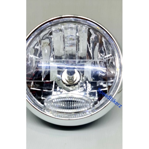 Reflektor Yamaha Vixon lama old Assy Black Lampu Depan Vixion lama Hitam  H4 Reflektor Vixion Bulat