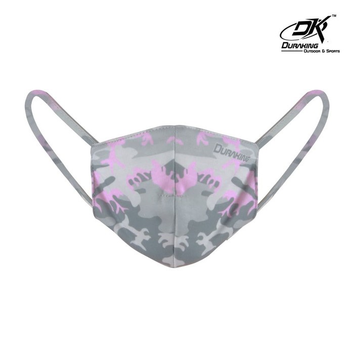 Masker Kain Anti Virus DK MASKER CAMOU PINK (1 Pcs)