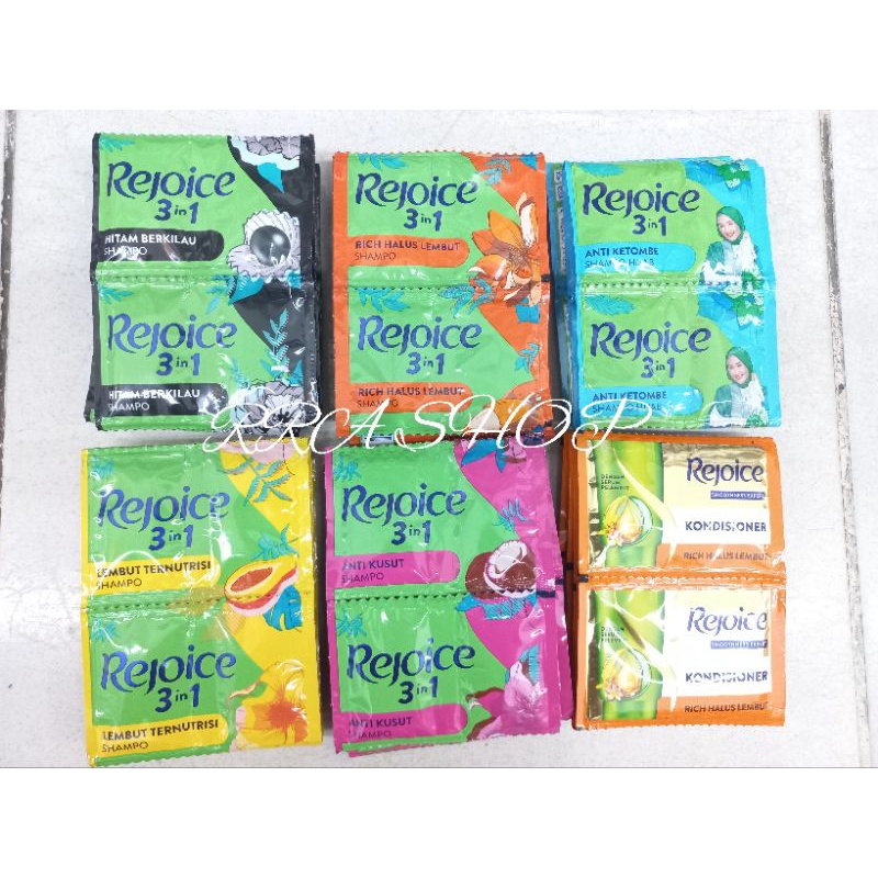 Rejoice 3in 1 shampo renteng isi 24 sachet
