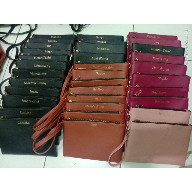 DOMPET KOTAK FREE INISIAL NAMA