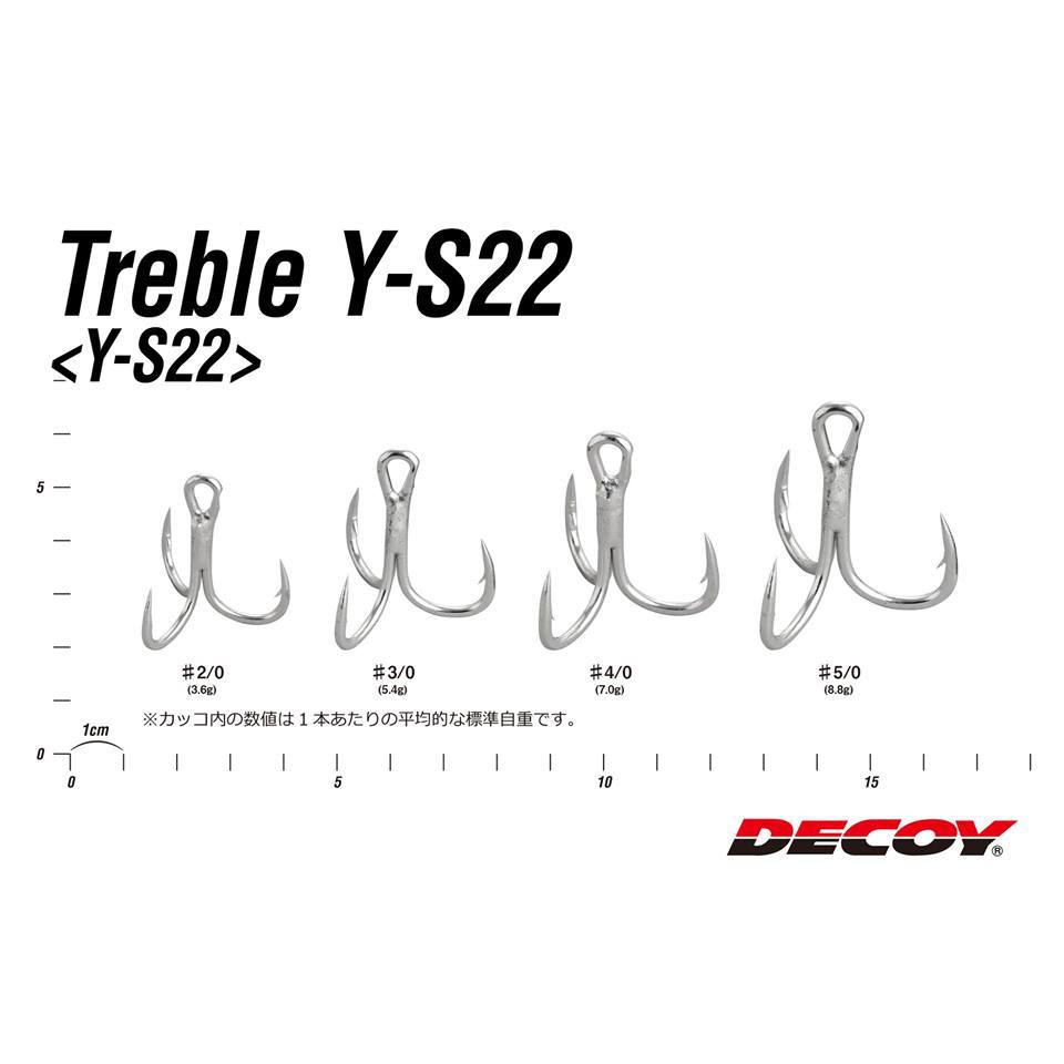 Kail Pancing Hook TREBLE  DECOY YS22