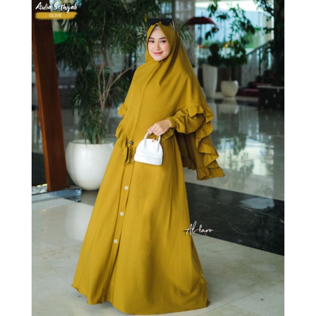 Aulia Set Hijab by Alfaro Itycrepe Premium