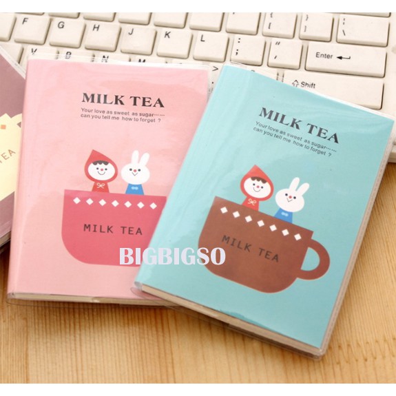 

Mini Note Book Motif Cangkir Tea Milk Lucu