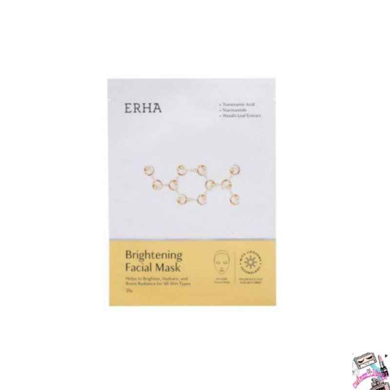 ☃Cutezz_Ching1☃Erha Facial Mask / Sheet Mask Series _Acne_ Brightening_Shooting_Colagen 20g