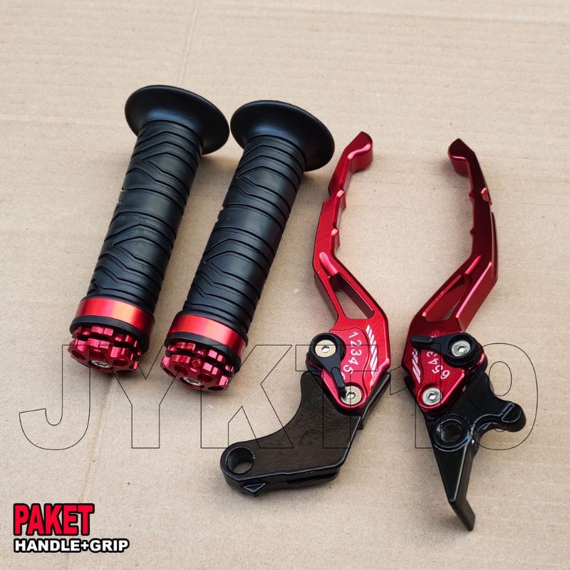 Handle Rem kopling + handgrip jalu ring variasi Tiger , sonic , CB150 , CBR ,CBR 150R, Satria Fu , V