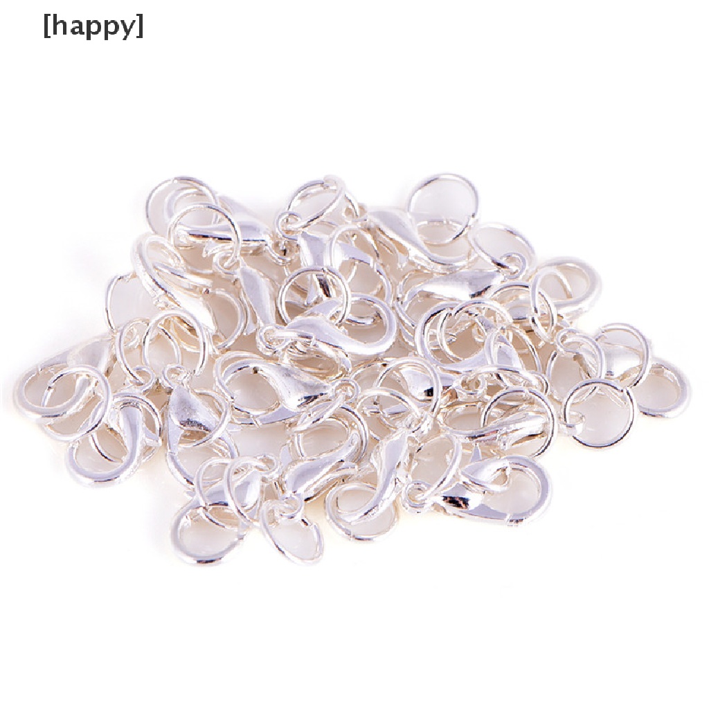 20pcs / Set Kait Lobster Bahan Alloy Untuk Membuat Perhiasan Kalung Dan Gelang