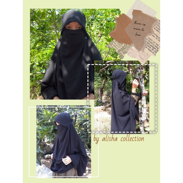 Cadar bandana kancing  2 layer murah