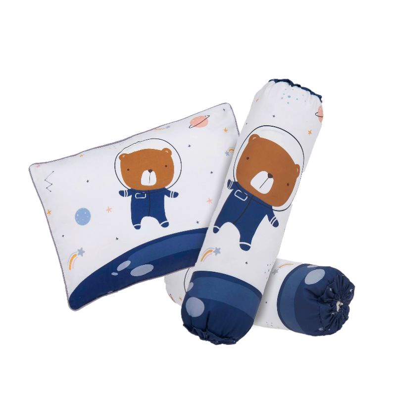 Vee &amp; Mee Bantal Guling Bayi Rhino Series, Squirrel Series,  Astronaut Bear Series, Raccoon and Friends Series