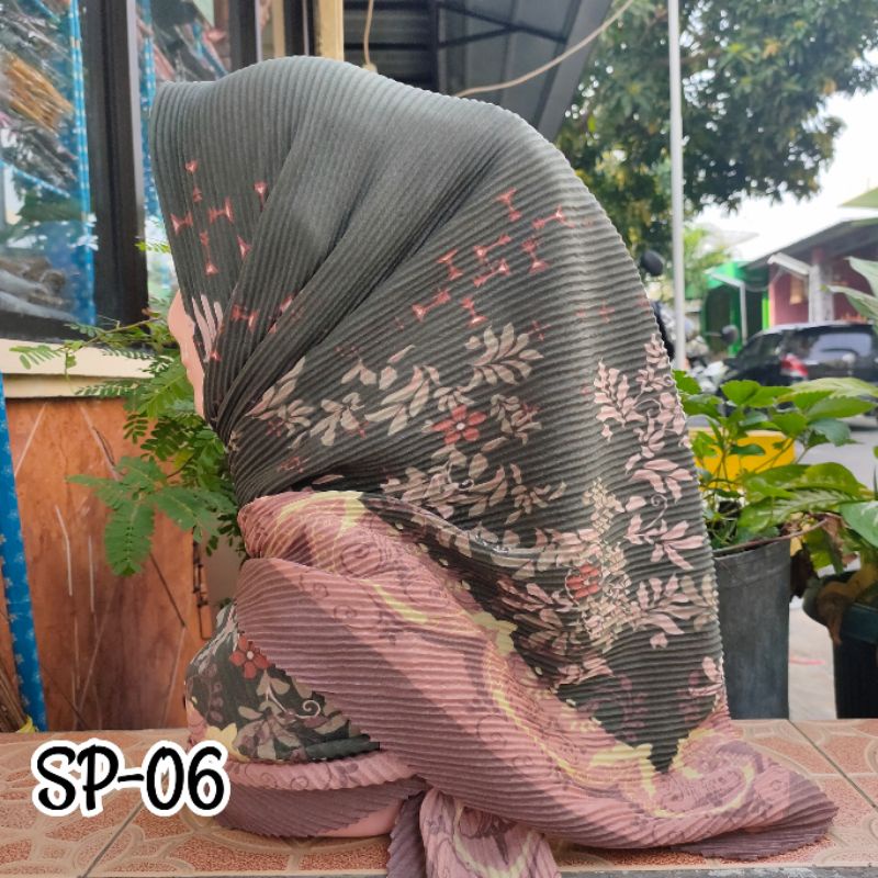 SEGIEMPAT PLISKET MOTIF / JILBAB SEGIEMPAT PLISKET / SEGIEMPAT VOAL / SEGI EMPAT PLISKET / VOAL MOTIF / JILBAB PLISKET-Sp-06