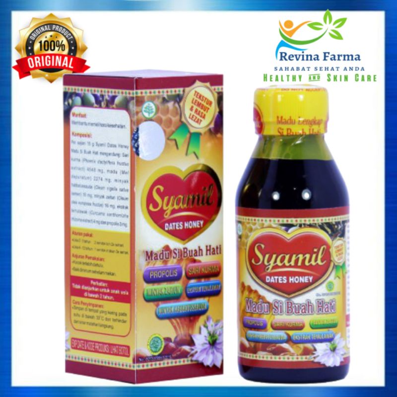 

Madu Syamil Kids Dates Honey 125ml, Madu Anak 100% Produk Original