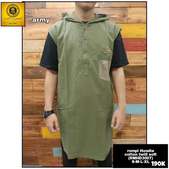 Sholat-Rompi- Al Amwa Rompi Sholat Hoodie / Roshal -Rompi-Sholat.