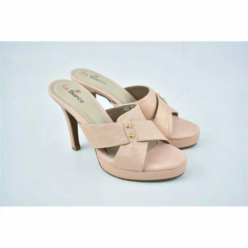 Sandal heels wanita Original le bianca 36-40