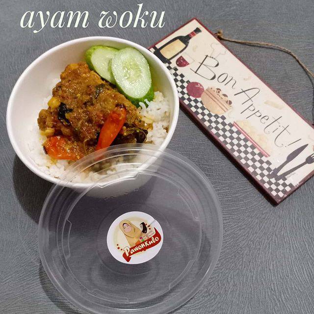 

Ricebowl ayam woku