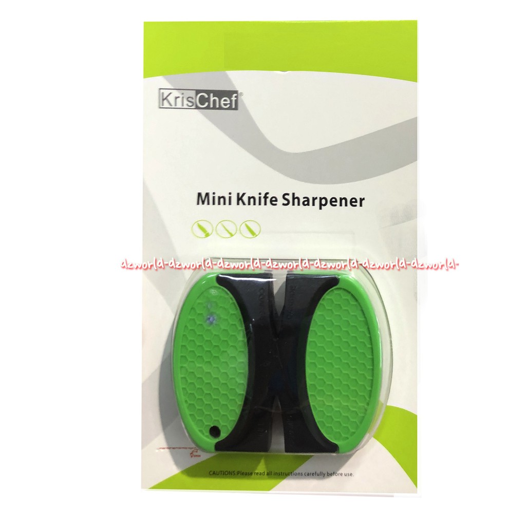 Krischef Mini Knife Sharpener Alat Pengasah Pisau Dapur Kecil Praktis