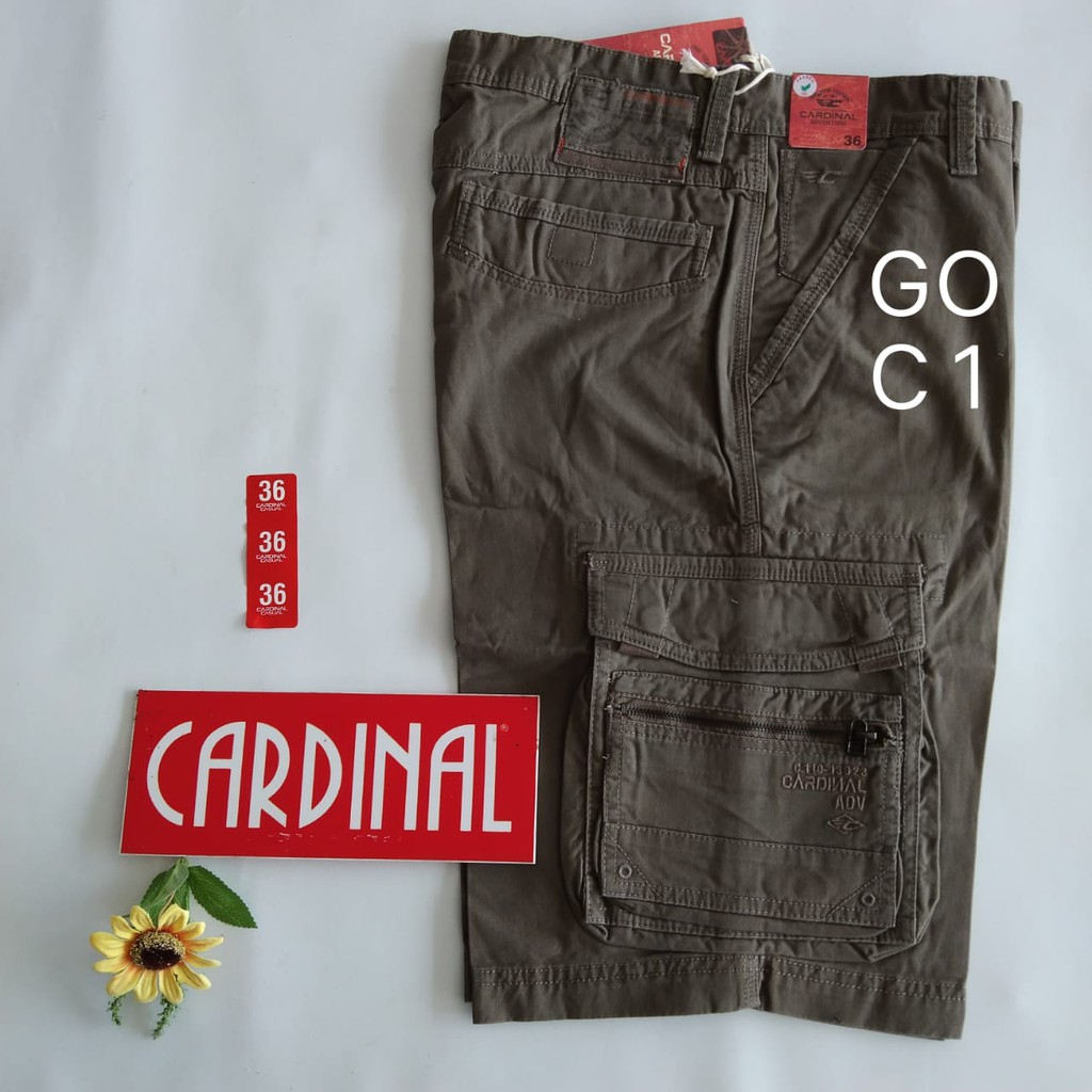 gof 36-KPL CARDINAL KEMPOL CASUAL Celana Pendek Cowok Celana Kempol Fashion Pria Brand Kekinian